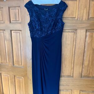 Connected Apparel Dark Blue Dress